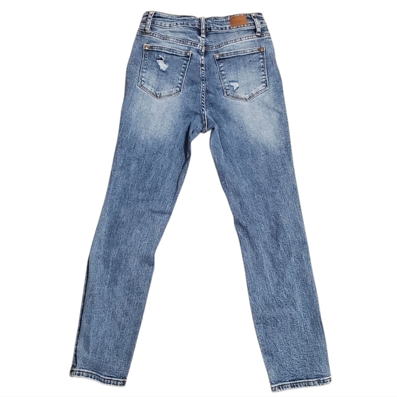 Judy Blue Women's Slim Fit Denim Distressed Jeans 1/25 - Picture 3 of 8